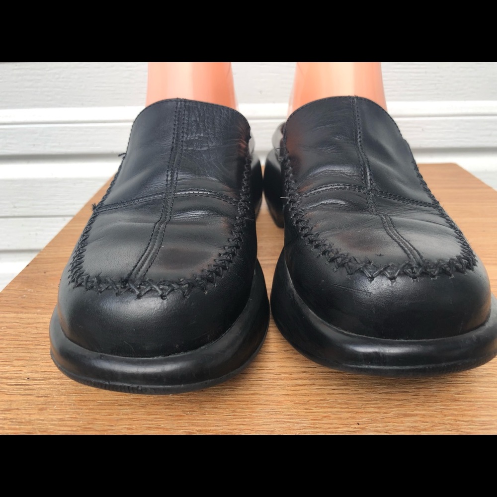 Dansko Black Leather Mules - Picture 4 of 8